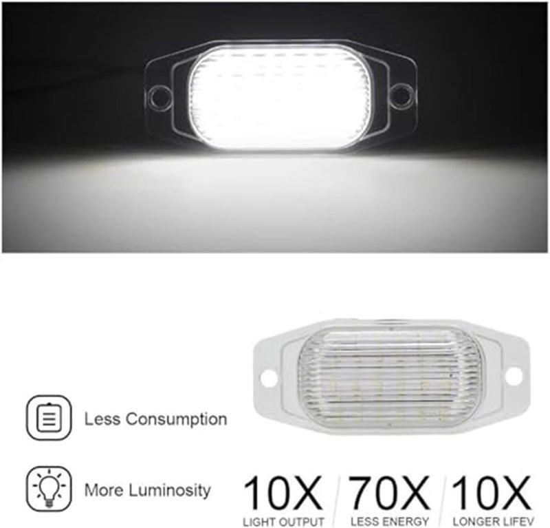 Wivplex License Plate Lights for Lexus LX450 (1996-1998) - Image 2