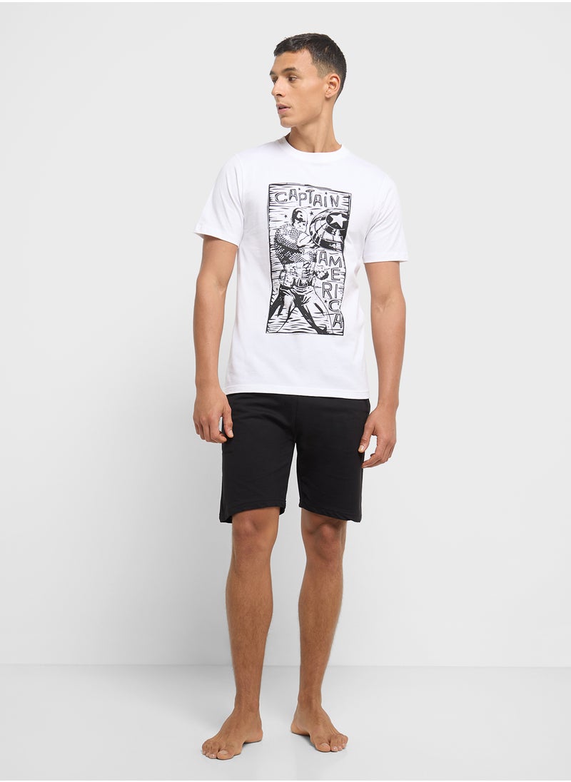 MARVEL - Nightwear T-Shirt & Shorts Sets - Image 1
