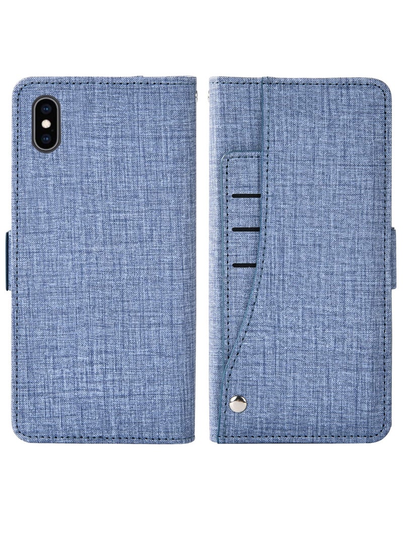 Compatible With Iphone Xs X 10 10S Wallet Case Tempered Glass Screen Protector And Flip Cover Card Holder Cell Phone Cases For Iphonex Iphonexs Iphone10 I Phonex Sx 10X 10Xs X’S Women Men Blue - pzsku/ZE1941F7D74F962516A3BZ/45/_/1711079301/d0963e67-b5d7-40f1-af7d-8f165213edd4