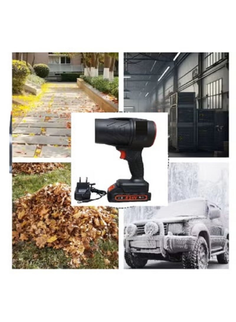 Ultra Powerful Cordless Turbo Compressed Air Blower, Handheld Leaf Blower, Car Snow Blower with (Multi-Purpose) - Image 2