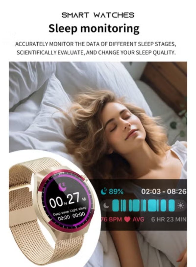 Smartwatch SK6 with Fitness Tracking, Heart Rate  Sleep Monitoring, Waterproof Sports Watch for Men  Women - Image 4