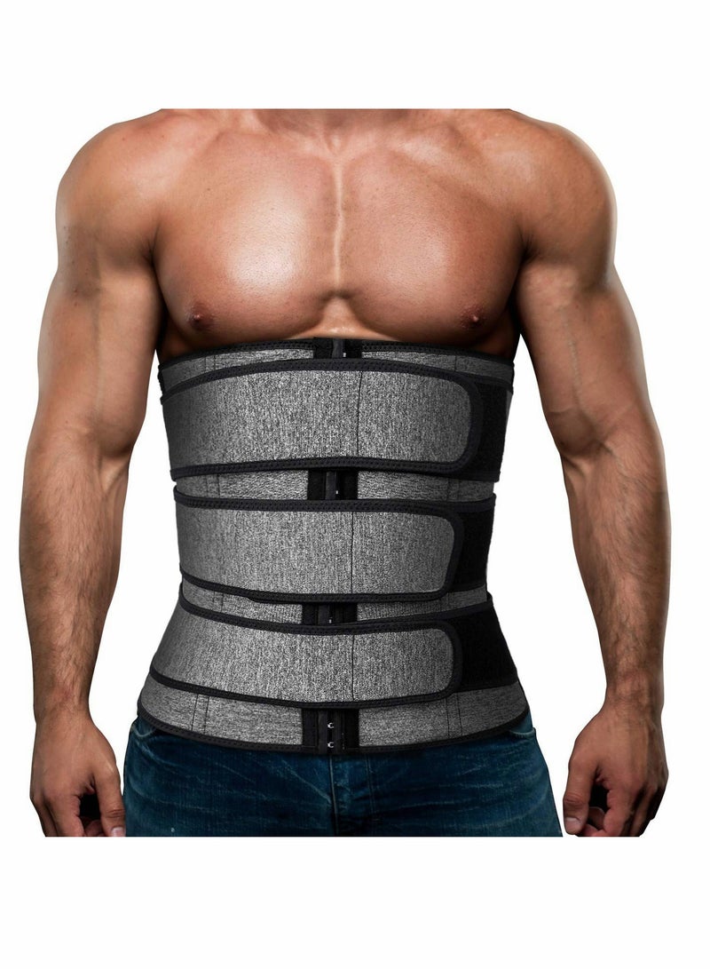 Zikra مشد الخصر للرجال، مدرب الخصر، كورسيه نيونبرين، ساونا، مشد العرق، مشد نحيف للبطن مع أحزمة XL - Image 1