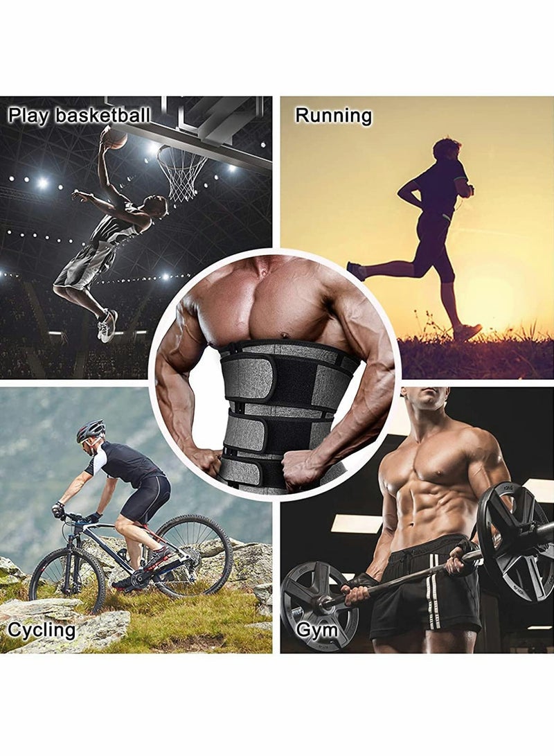 Zikra مشد الخصر للرجال، مدرب الخصر، كورسيه نيونبرين، ساونا، مشد العرق، مشد نحيف للبطن مع أحزمة XL - Image 2