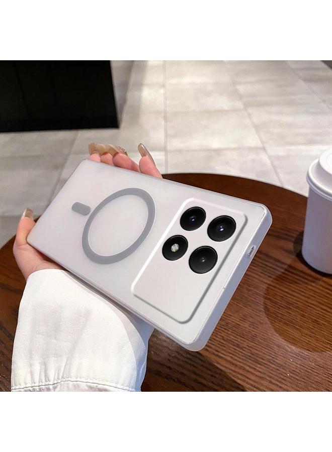 erorex Case For Redmi K70E Fine Hole Ice Fog MagSafe PC Phone Case - Image 1