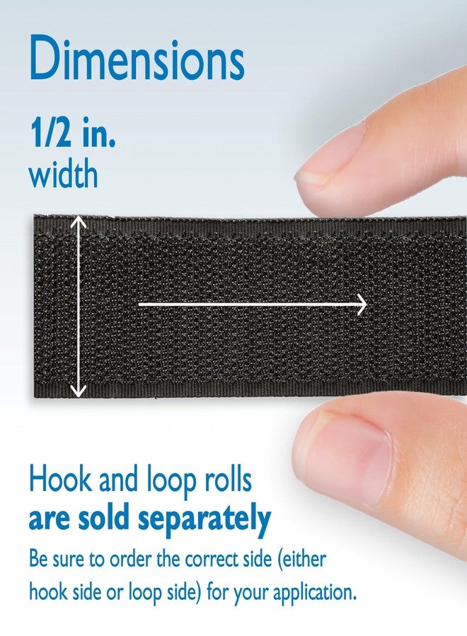 FindTape Hook Side Self Adhesive Tape 1/2in. X 15ft - Sticky Back Adhesive Strips, Hook Side Only, Great for Arts and Crafts, Classrooms, and Home Office Use - Image 4