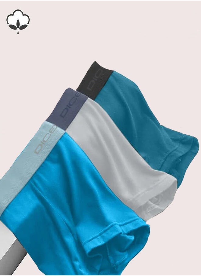 DICE Men's set of 6 boxers and 6 undershirts, multi-colour  - Image 4