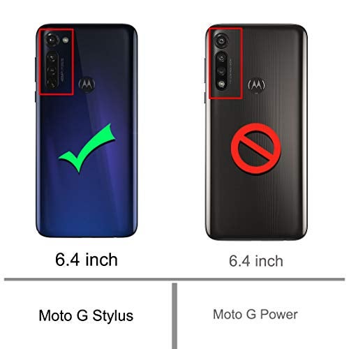 Osophter for Moto G Stylus Case Clear Transparent Reinforced Corners TPU Shock-Absorption Flexible Cell Phone Cover for Motorola Moto G Stylus（Clear） - Image 2