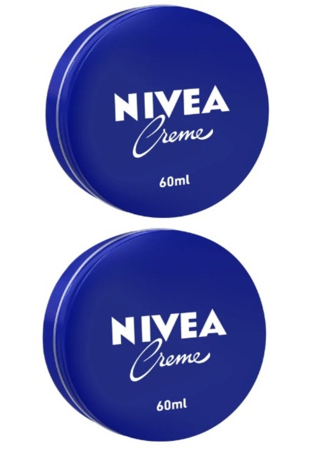 2 PCS Nivea All Purpose Moisturizing Cream Tin 60ml