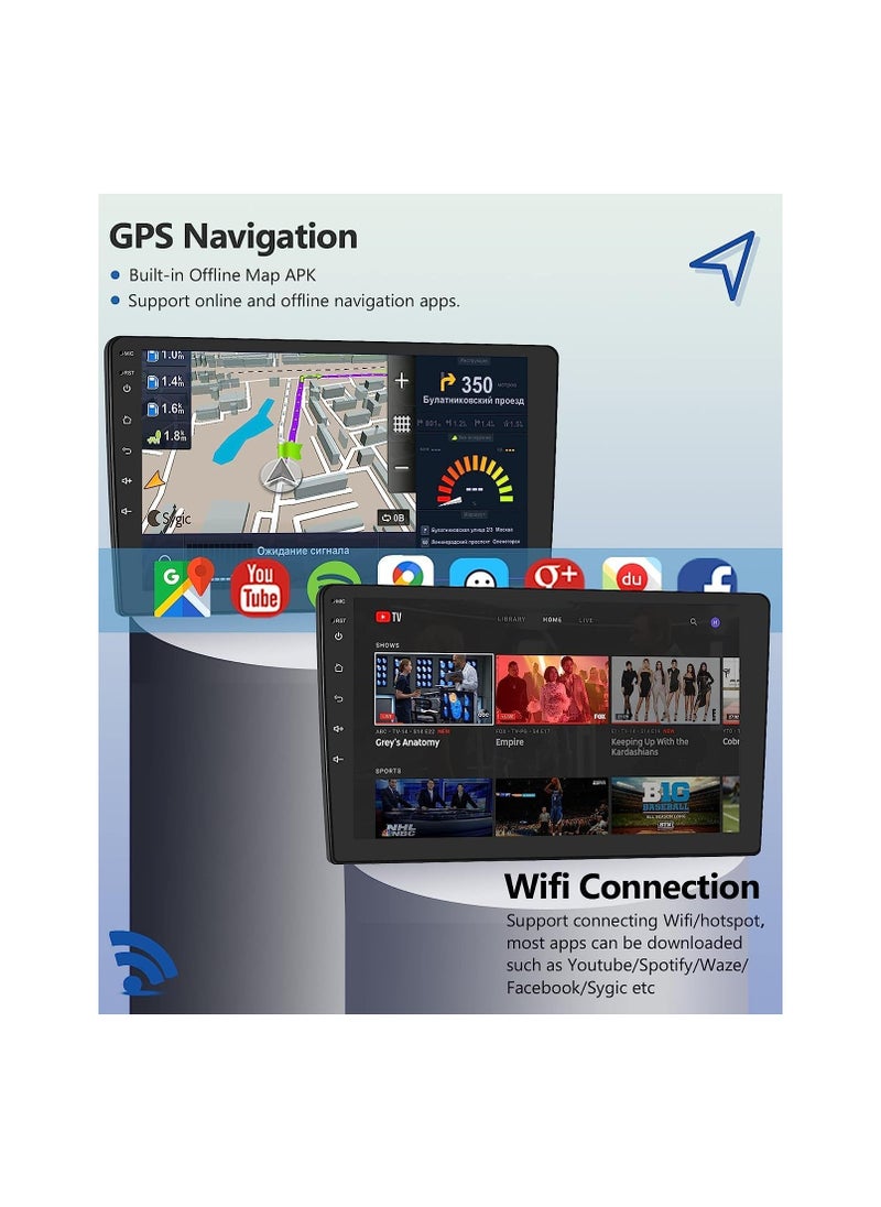 Android Car Stereo for Suzuki Swift 2017-2023 6GB RAM 128GB ROM MirrorLink WiFi BT 9 Inch Support SIM Card, Apple Carplay, IPS Touch Screen with AHD Camera Included