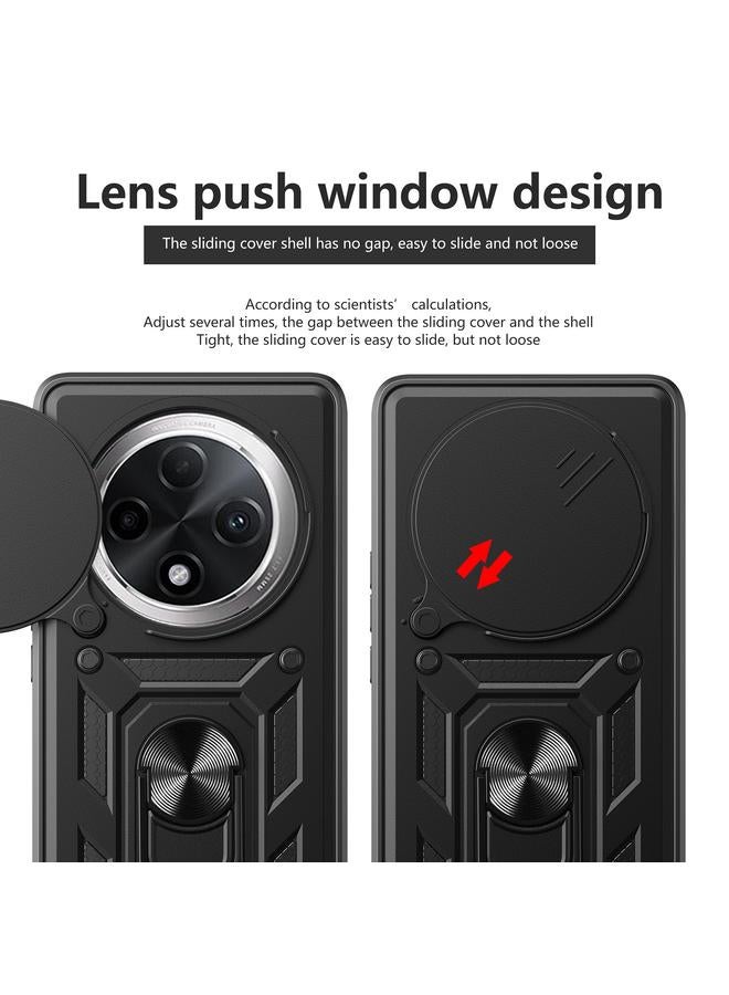 اس-توب جراب لهاتف OPPO F27 Pro / F27 Pro+ بتصميم عالمي مع غطاء كاميرا منزلقة من مادة TPU الهجينة لهاتف الكمبيوتر الشخصي - Image 4