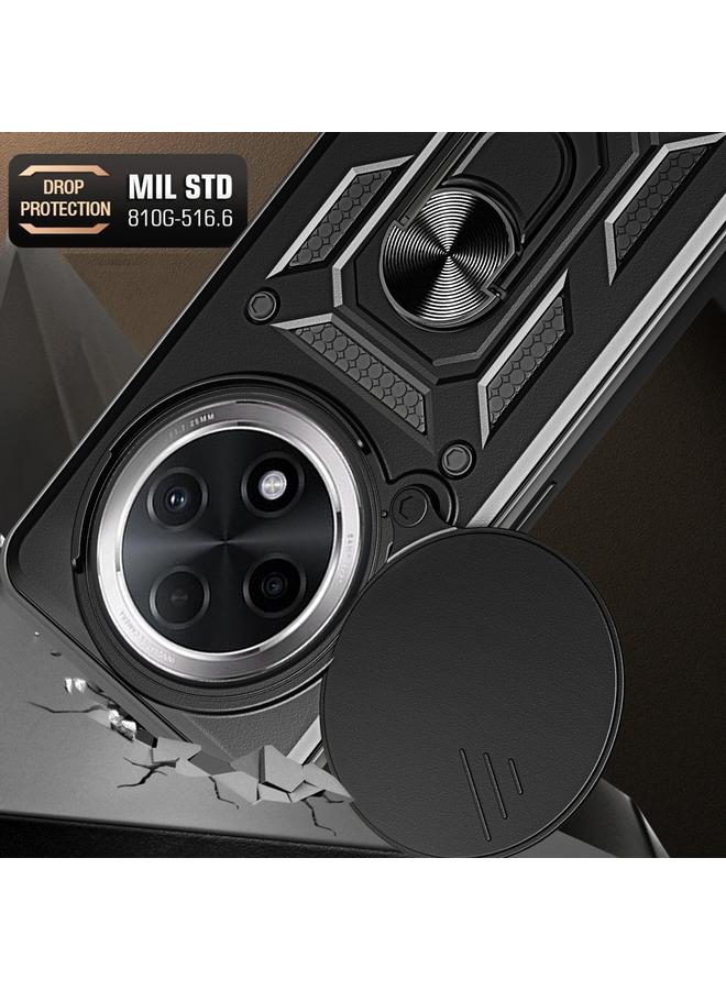 اس-توب جراب لهاتف OPPO F27 Pro / F27 Pro+ بتصميم عالمي مع غطاء كاميرا منزلقة من مادة TPU الهجينة لهاتف الكمبيوتر الشخصي - Image 5