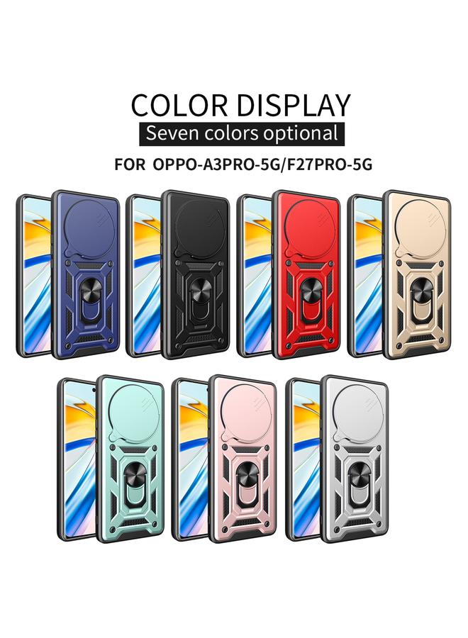 اس-توب جراب لهاتف OPPO F27 Pro / F27 Pro+ بتصميم عالمي مع غطاء كاميرا منزلقة من مادة TPU الهجينة لهاتف الكمبيوتر الشخصي - Image 2