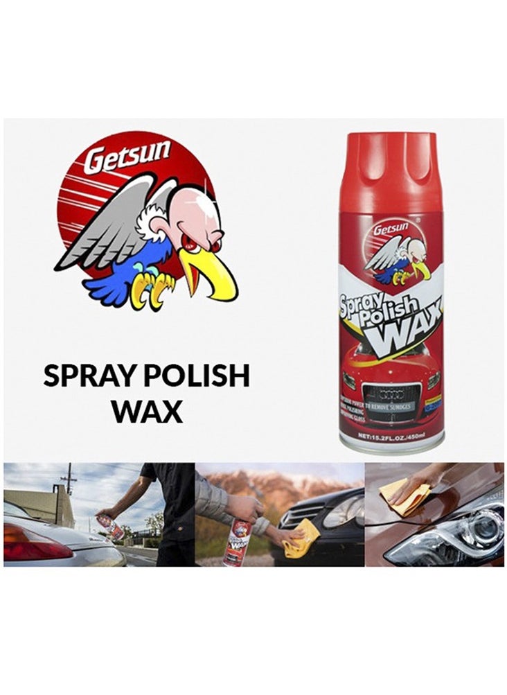 GETSUN G-2097 Spray Polish Wax 450ml  - Image 4