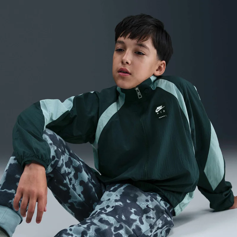 Nike Green Kids' Air Woven Track Jacket  | Best Price UAE