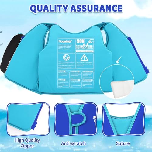Vine Kids Swim Vest Toddler Learn to Swim Floatation Jackets Training Vest for Boys Girls (5-8 Years) - Image 2