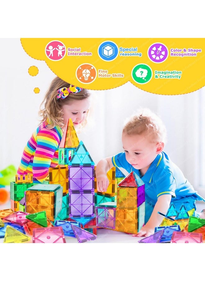 FunBlast FunBlast Magnet Building Blocks for Kids, Magnetic Blocks for Kids Toys for 3+ Yrs Old Boys Girls, DIY Educational STEM Toy for 3+ Years Kids, Learning and Construction Toys (18 Pcs)  - Image 5