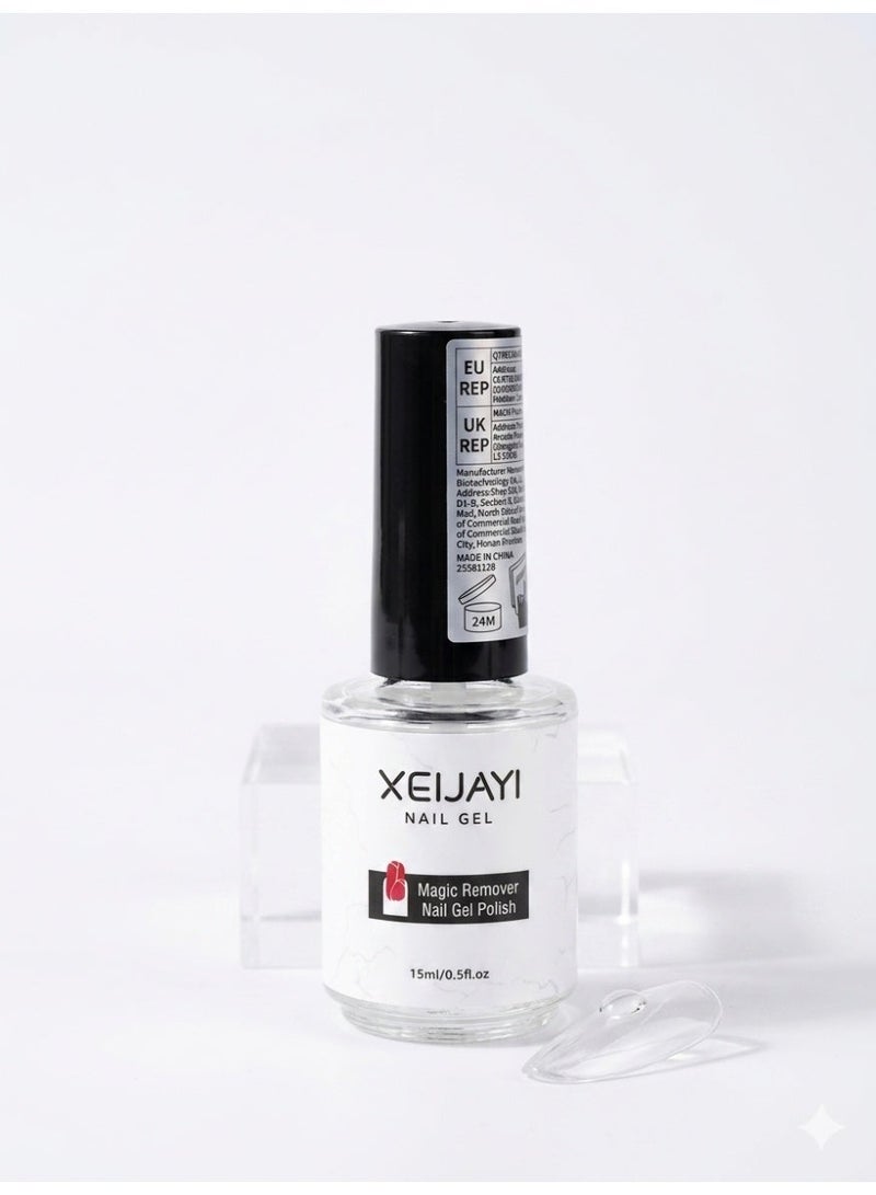 XEIJAYI Magic Nail Gel Polish Remover Fast Broken UV Gel Nail, Manicure Tools & Nail Care for Salon Or Home Use 15m - Image 4
