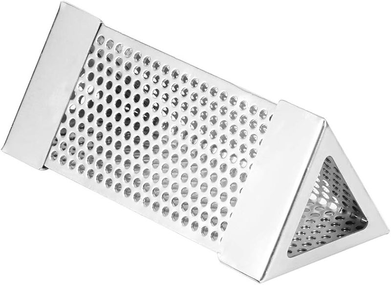 Triangular Stainless Steel BBQ Smoker Tube 6 Inch Grill Accessory Pellets Box - Image 5