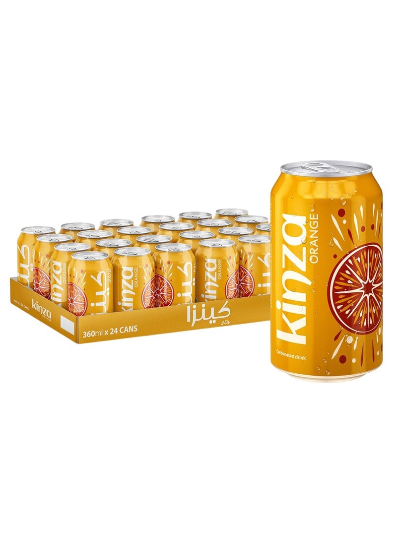Kinza Orange Carbonated Drink - Image 1