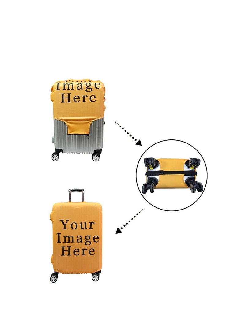 Y&D Kuromi Luggage Cover Water-Washable Suitcase Cover Spandex Elastic Luggage Protective Covers Travel Accessories Suitable for 18-32 Inch Trolley Case for Business Trip School Daily Using - Image 5