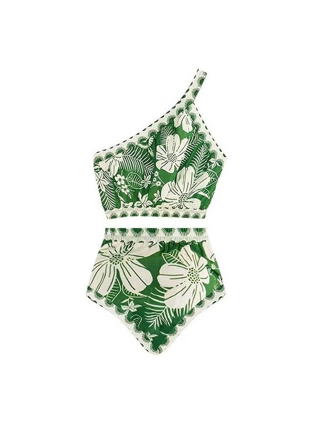 Sthxyfaith Women's Summer Sleeveless Swimsuit Bodysuit Tops Beach Skirt 3 Piece Swimsuit Outfits - Image 2