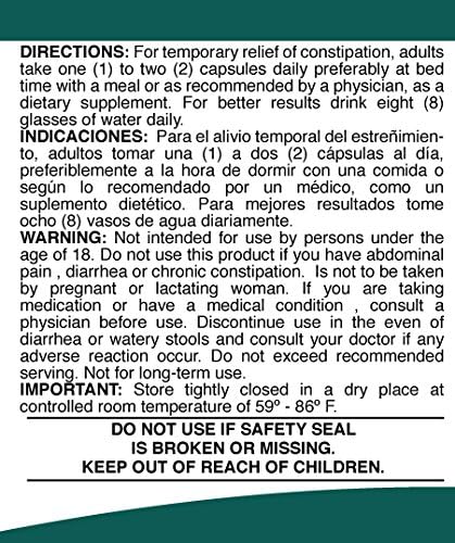 elp essential Cascara Sagrada Natural Laxative Regularity 1000mg 100 Capsules - Image 3