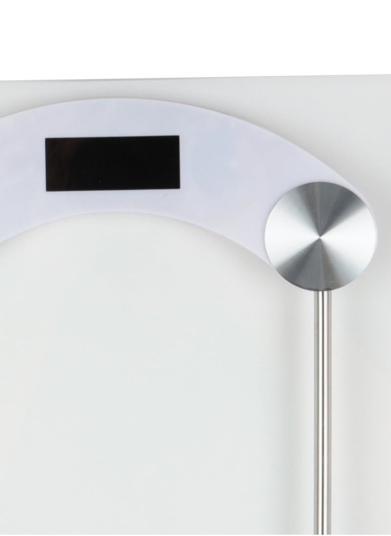 Epsilon Epsilon Bathroom Scale- EPSBS1618/ Multi-Purpose Weighing Machine with High Precision, Easy to Read Digital Display, Human Body-Weight Machines/ 180 kg Capacity, Anti Slip Base, Perfect for Home, Bathroom, Gym, etc. Tempered Glass Platform  - Image 5