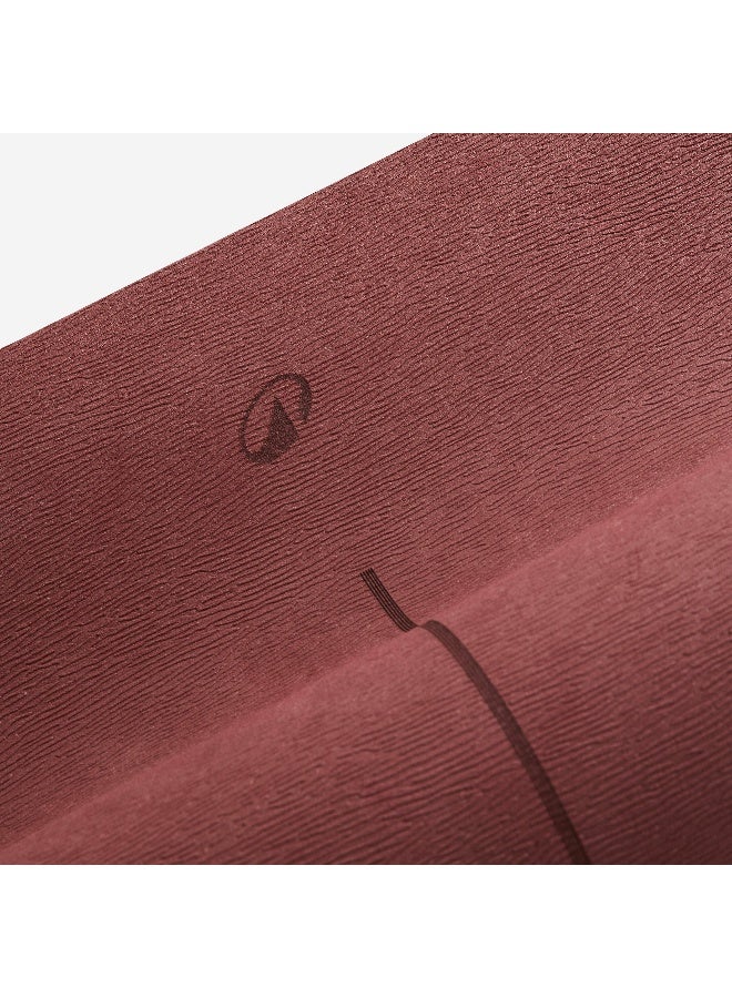 Domyos Domyos BY DECATHLON,Beginner'S Yoga Mat With Built In Strap For Carrying - Brown - Image 2