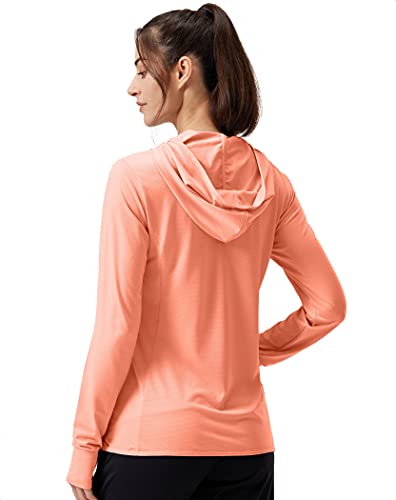 Soothfeel Women's UPF 50+ Sun Protection Hoodie Jacket Lightweight Long Sleeve Sun Shirt for Women with Pocket Hiking Outdoor - Image 2