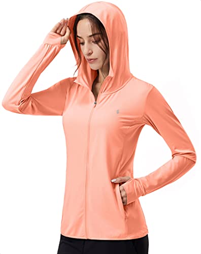 Soothfeel Women's UPF 50+ Sun Protection Hoodie Jacket Lightweight Long Sleeve Sun Shirt for Women with Pocket Hiking Outdoor - Image 1