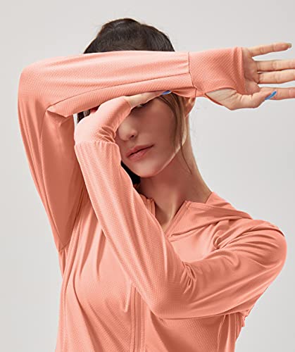 Soothfeel Women's UPF 50+ Sun Protection Hoodie Jacket Lightweight Long Sleeve Sun Shirt for Women with Pocket Hiking Outdoor - Image 5