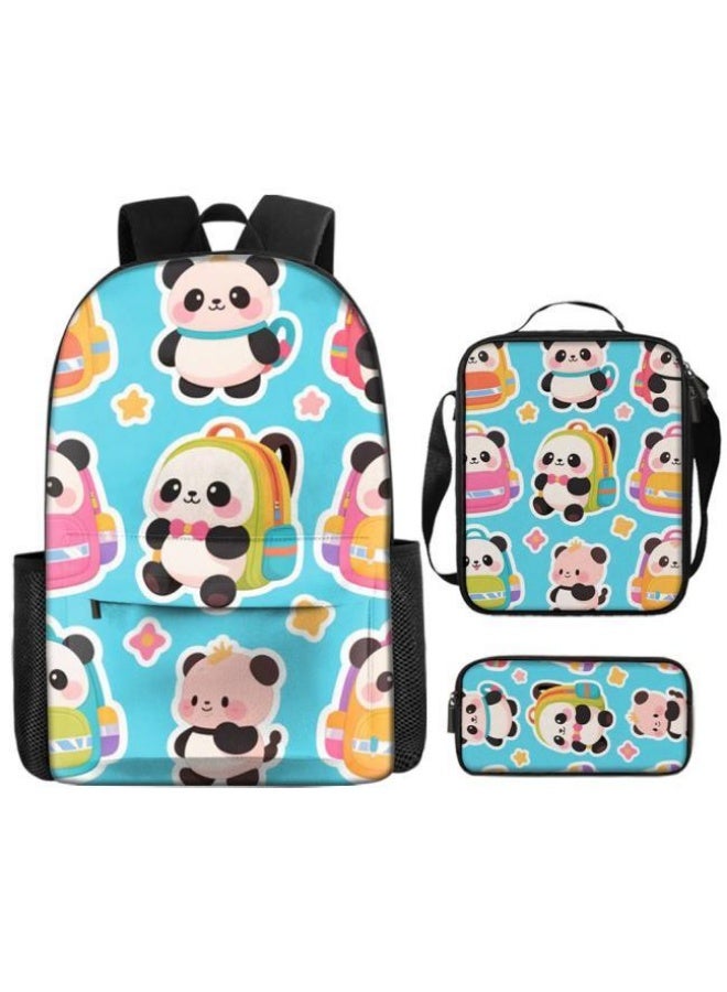 Bright Li Fire Cute cartoon bag set | shoulder + handbag + stationery bag | school season/holiday gift hot recommendation  - Image 2