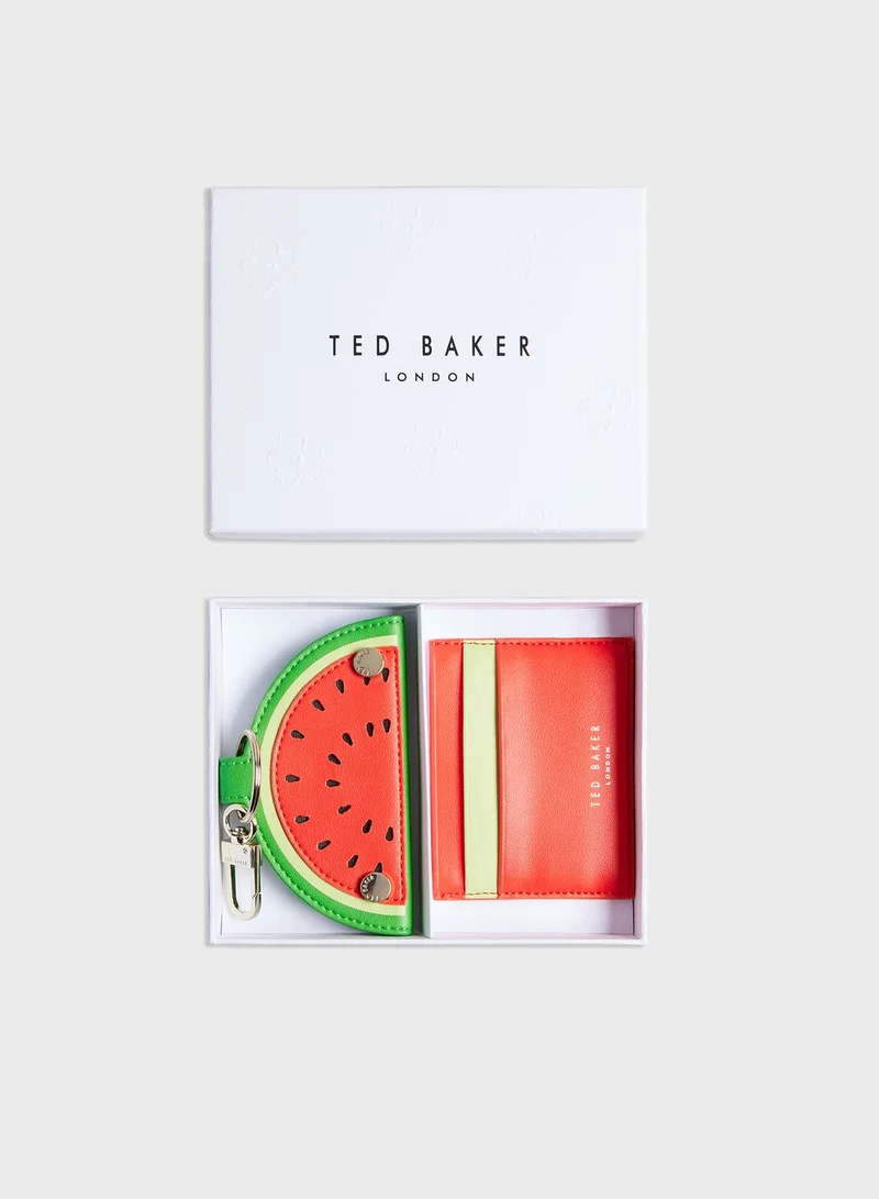 Ted Baker Wmelon Watermelon Keyring And Card Holder