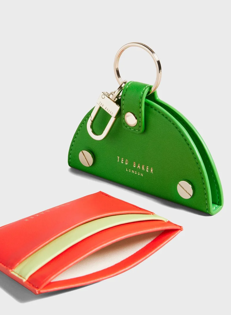 Ted Baker Wmelon Watermelon Keyring And Card Holder
