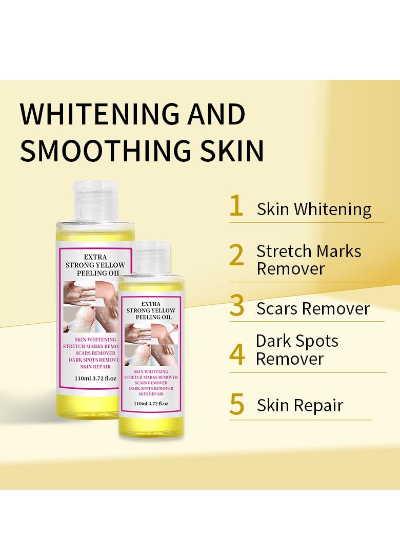 Exfoliating Oil for Dark Skin, Exfoliating Solution With Salicylic Acid, Spot Corrector Body, Brightening Dull Skin And Uneven Tone, Radiant Whitening Moisturizing, Suitable All Types