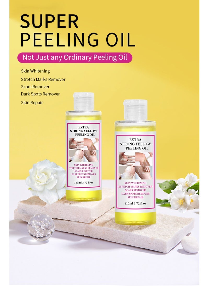 Exfoliating Oil for Dark Skin, Exfoliating Solution With Salicylic Acid, Spot Corrector Body, Brightening Dull Skin And Uneven Tone, Radiant Whitening Moisturizing, Suitable All Types