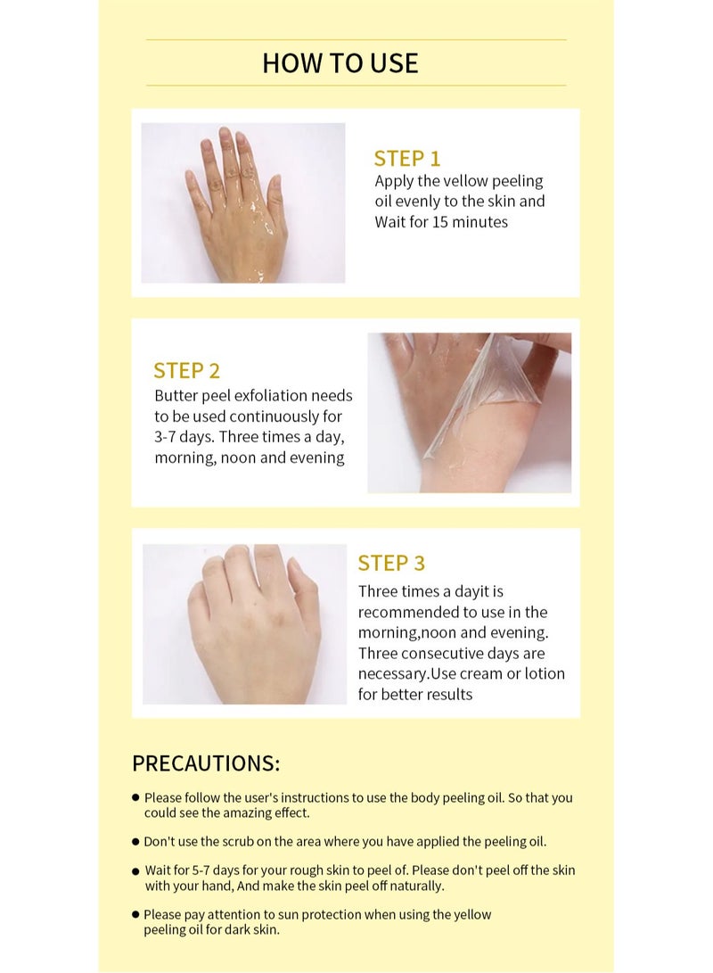 Exfoliating Oil for Dark Skin, Exfoliating Solution With Salicylic Acid, Spot Corrector Body, Brightening Dull Skin And Uneven Tone, Radiant Whitening Moisturizing, Suitable All Types