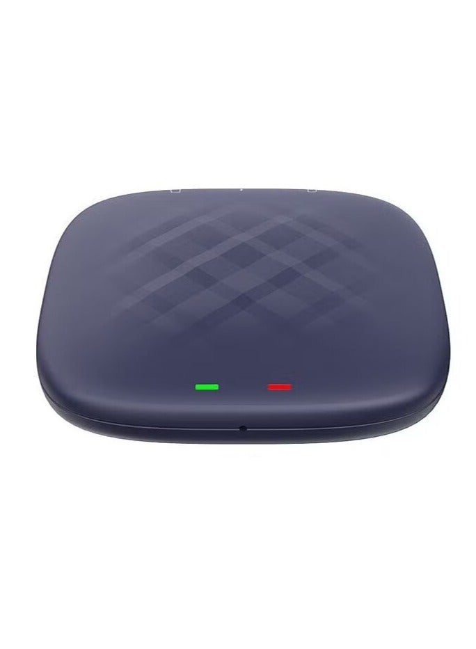 Mi VAZA صندوق تشغيل لاسلكي، محول تشغيل لاسلكي 3 في 1 مزود بنظام تحديد المواقع العالمي (GPS) مدمج، تشغيل لاسلكي فعال وسريع ومحول تلقائي لنظام Android، إعداد سهل وصغير الحجم مع شبكة WIFI مزدوجة النطاق، بلوتوث، (أزرق) - Image 1