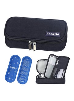 Leng Ke Insulin Cooler Travel Case, Diabetic Insulin Case with 2 Ice Packs Medicine Cool Bag Portable Storage Travail Case for Diabetic Supplie  - Image 1