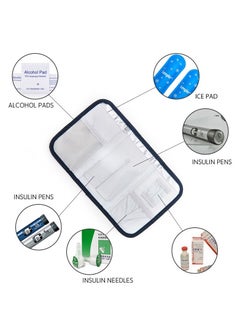 Leng Ke Insulin Cooler Travel Case, Diabetic Insulin Case with 2 Ice Packs Medicine Cool Bag Portable Storage Travail Case for Diabetic Supplie  - Image 4
