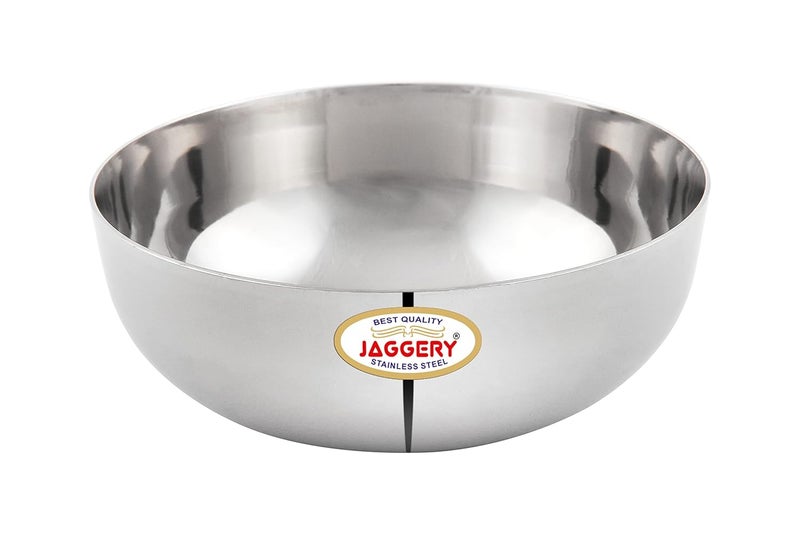 JAGGERY Stainless Steel Heavy Gauge chhaliya Bowl with Mirror Finish Pack of 6 capcity180ml Dia105cm H35cm - Image 3