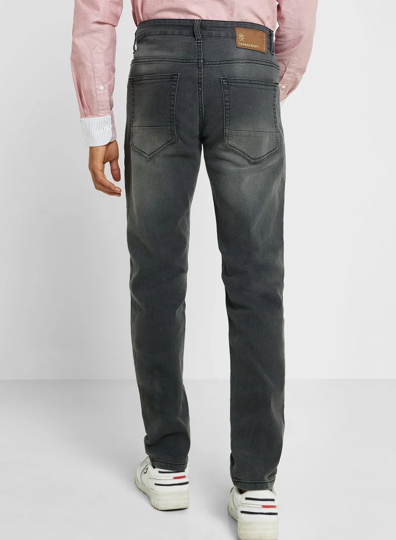Thomas Scott  Thomas Scott Men Classic Stretchable Jeans for Men | Best Price UAE