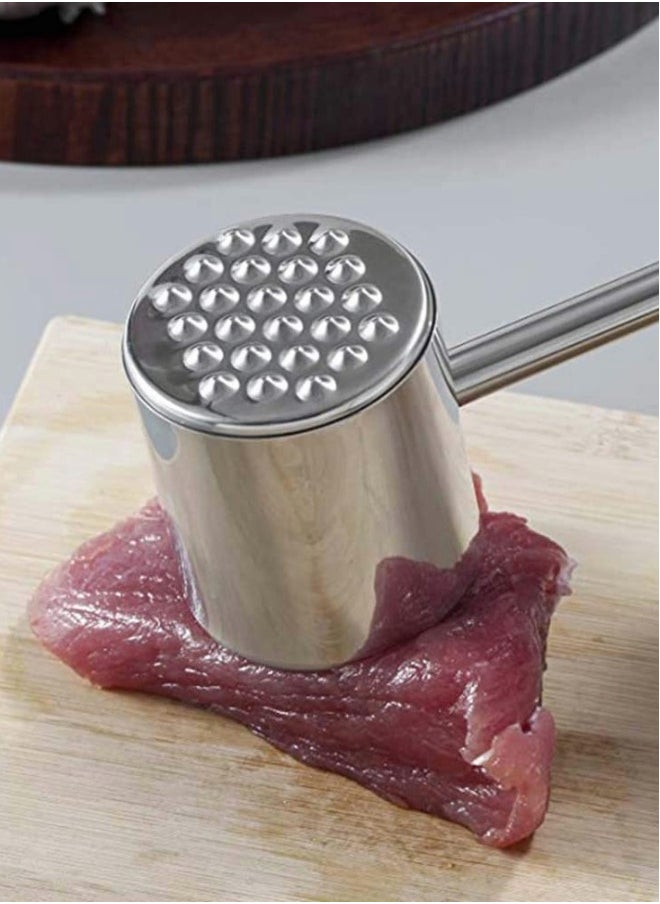 Generic Stainless Steel Meat Hammer Stainless Steel Meat Mallet Hammer  - Image 4