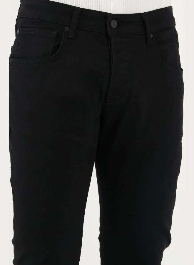 Buratti  Buratti Stretch Cotton Slim Fit Normal Waist Skinny Leg Jeans Men's JEANS 1120S01NAPOLI for Men | Best Price UAE