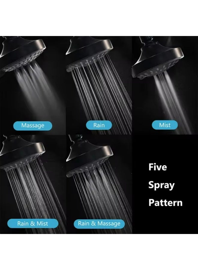 Shower Head Sprayer 4Inch Bathroom Faucets Head Top Spray Adjustable Rainfall Wall-Mounted Shower Top Nozzle Housheold Fixture  - Image 2