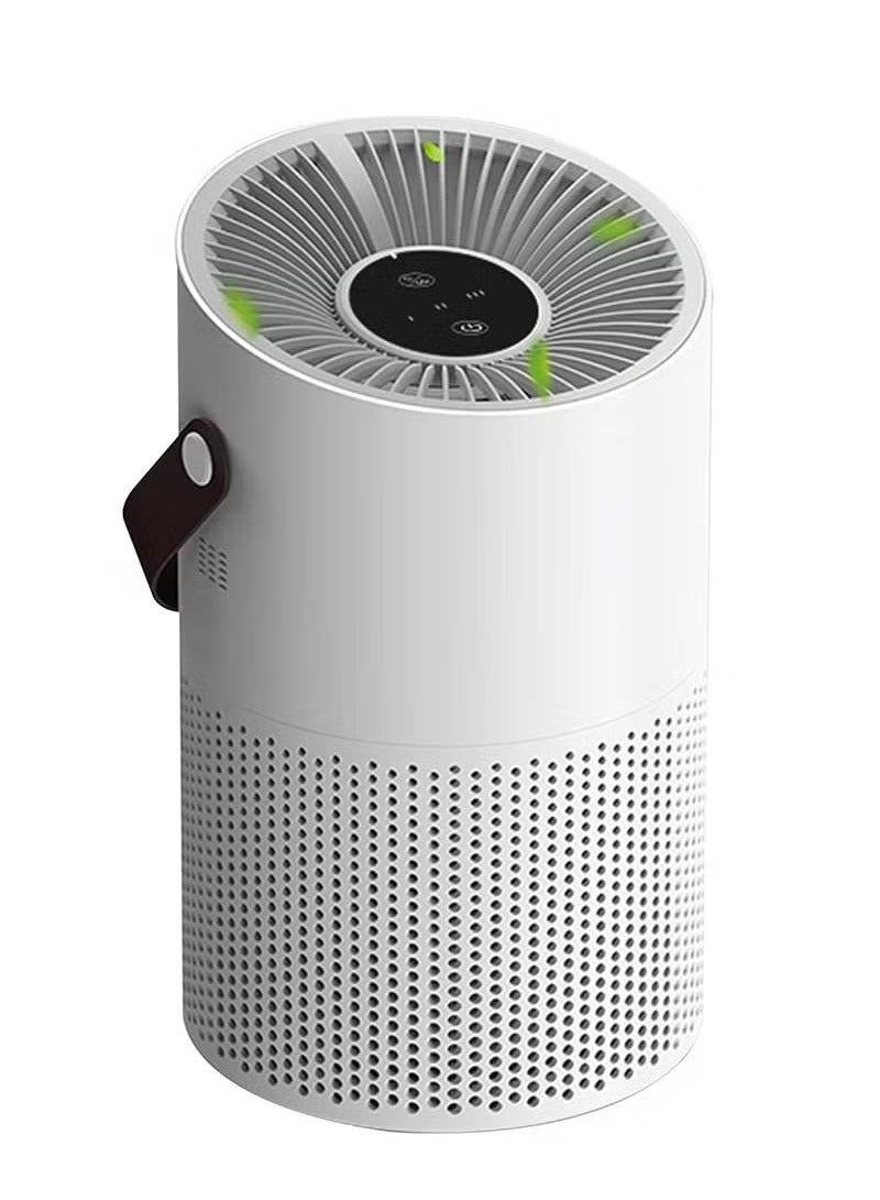 شو وو جهاز تنقية الهواء USB 360° فلتر هواء مع 3 سرعات يزيل 99.97% من الغبار وحبوب اللقاح ووبر الحيوانات الأليفة ورائحة الشعر ينقي ما يصل إلى 71 مترًا مربعًا/ساعة لغرفة النوم والمنزل والمكتب - Image 1