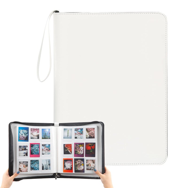 Ruibytree 540 Pockets Photo Album Book for Fujifilm Instax Mini 12 11 9 99 8+8 7+ 90 40 LiPlay EVO Instant Camera  Polaroid Snap/Snap Touch/PIC-300P/Z2300/ SocialMatic Zip Instant Printer (Clay White) - Image 1