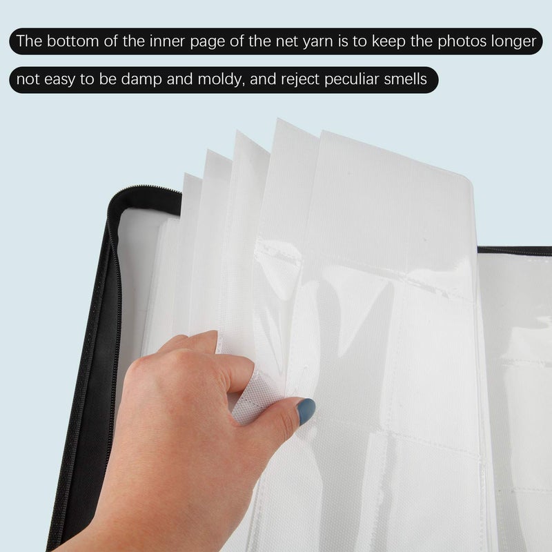 Ruibytree 540 Pockets Photo Album Book for Fujifilm Instax Mini 12 11 9 99 8+8 7+ 90 40 LiPlay EVO Instant Camera  Polaroid Snap/Snap Touch/PIC-300P/Z2300/ SocialMatic Zip Instant Printer (Clay White) - Image 5