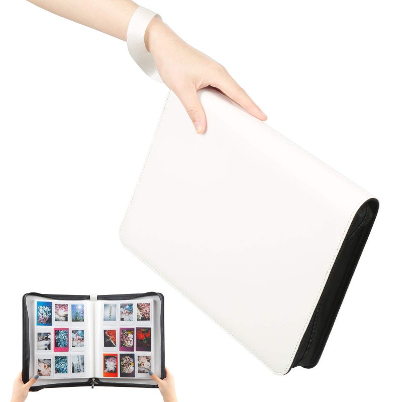 Ruibytree 540 Pockets Photo Album Book for Fujifilm Instax Mini 12 11 9 99 8+8 7+ 90 40 LiPlay EVO Instant Camera  Polaroid Snap/Snap Touch/PIC-300P/Z2300/ SocialMatic Zip Instant Printer (Clay White) - Image 4