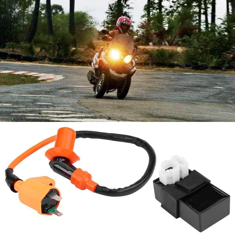 woobles 2Pcs Ignition Coil DC CDI Box Kit for Kymco SYM Vento Scooter GY6 Engine 125CC 150CC - Image 3